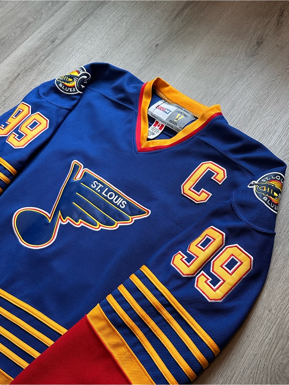 Vintage Gretzky St. Louis Blues CCM Hockey Jersey